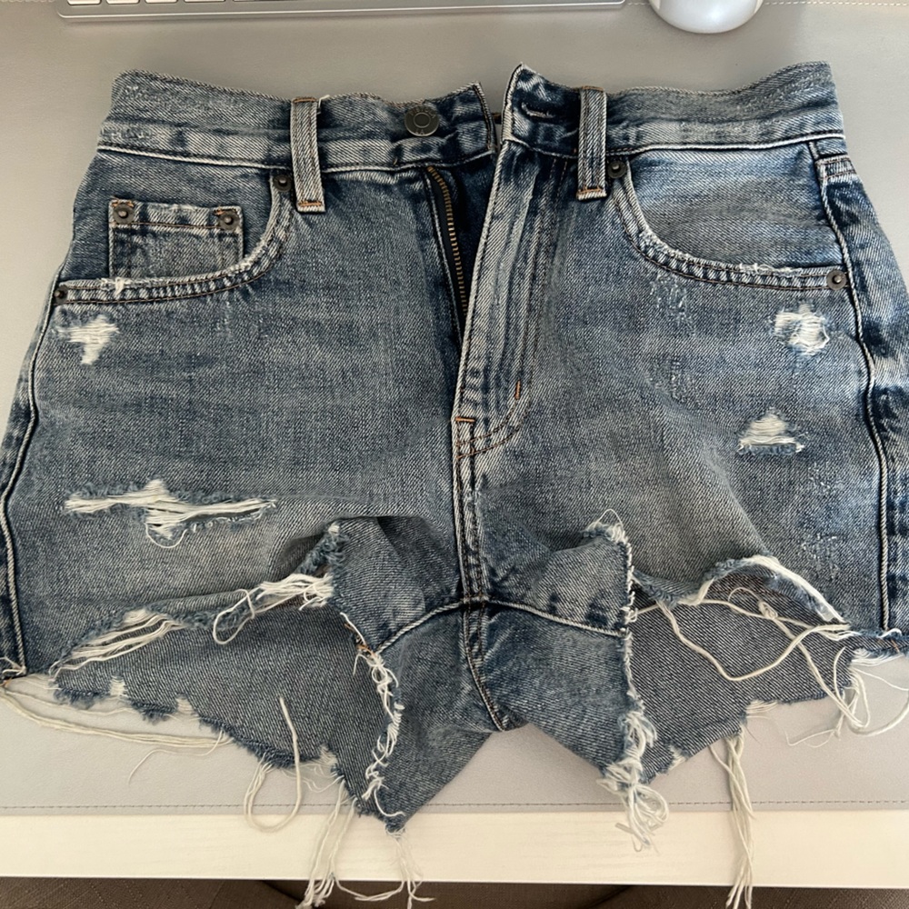 Denim shorts